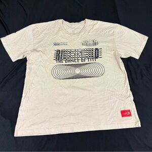 River Is Wild Mens Beige Print Short Sleeve T-Shirt Size 2X
